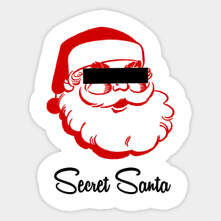 Secret Santa Sticker